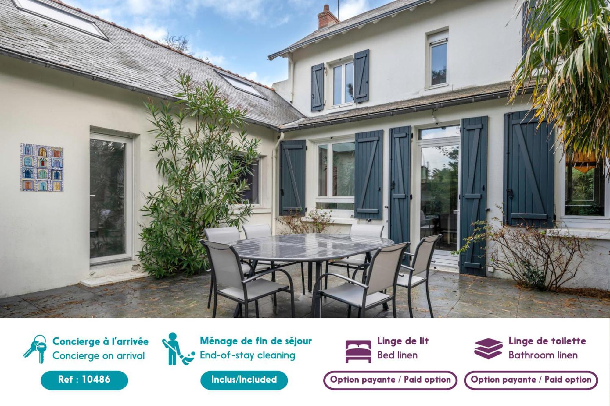 Villa Les Libellules pour 8 à 9 personnes La Baule-Escoublac Extérieur photo